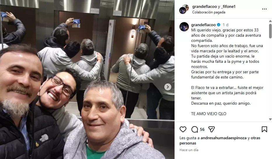 @grandeflacoo en Instagram