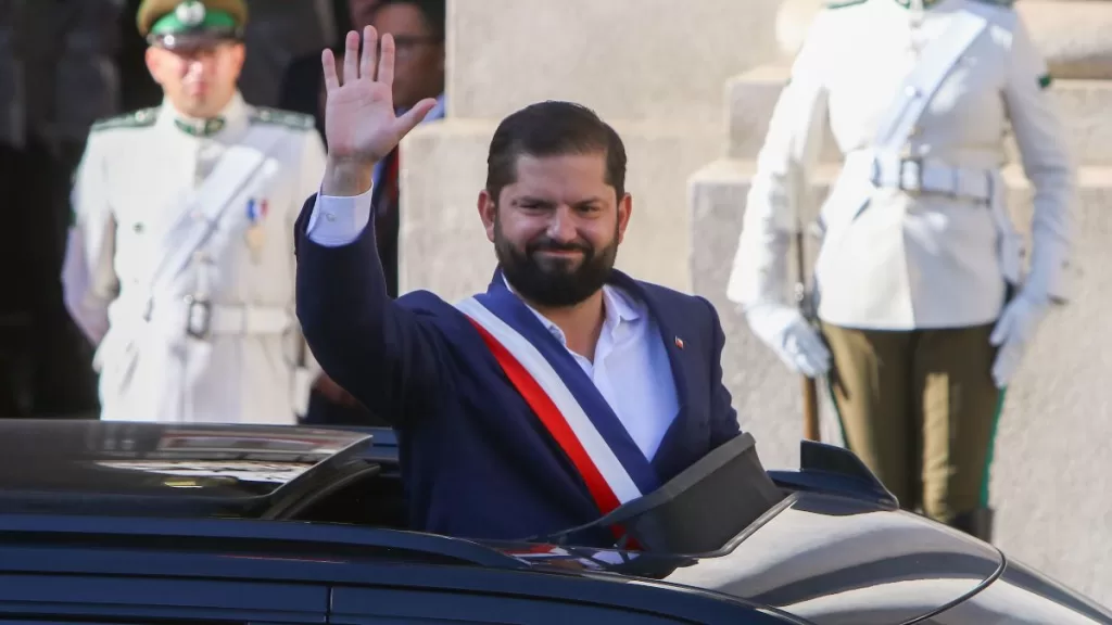 Gabriel Boric En La Moneda