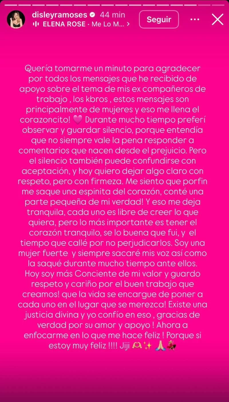 Historia De Disley Ramos En Instagram