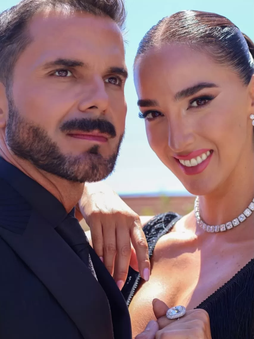 Álvaro Ballero y su pareja María José Reyes