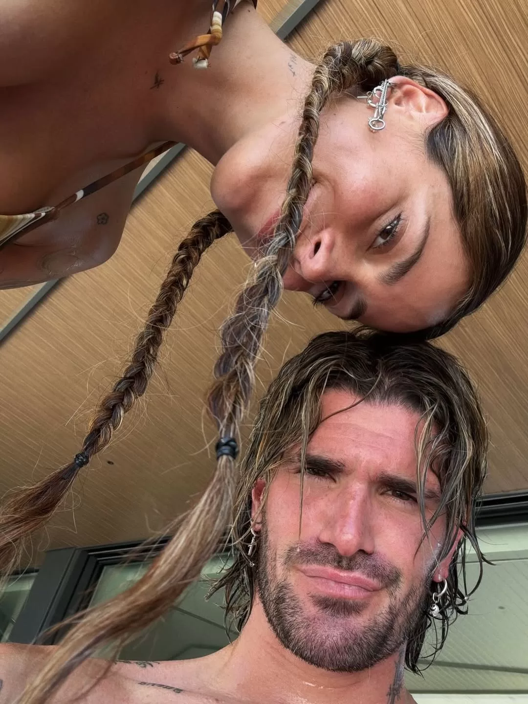 Tini y Rodrigo de Paul