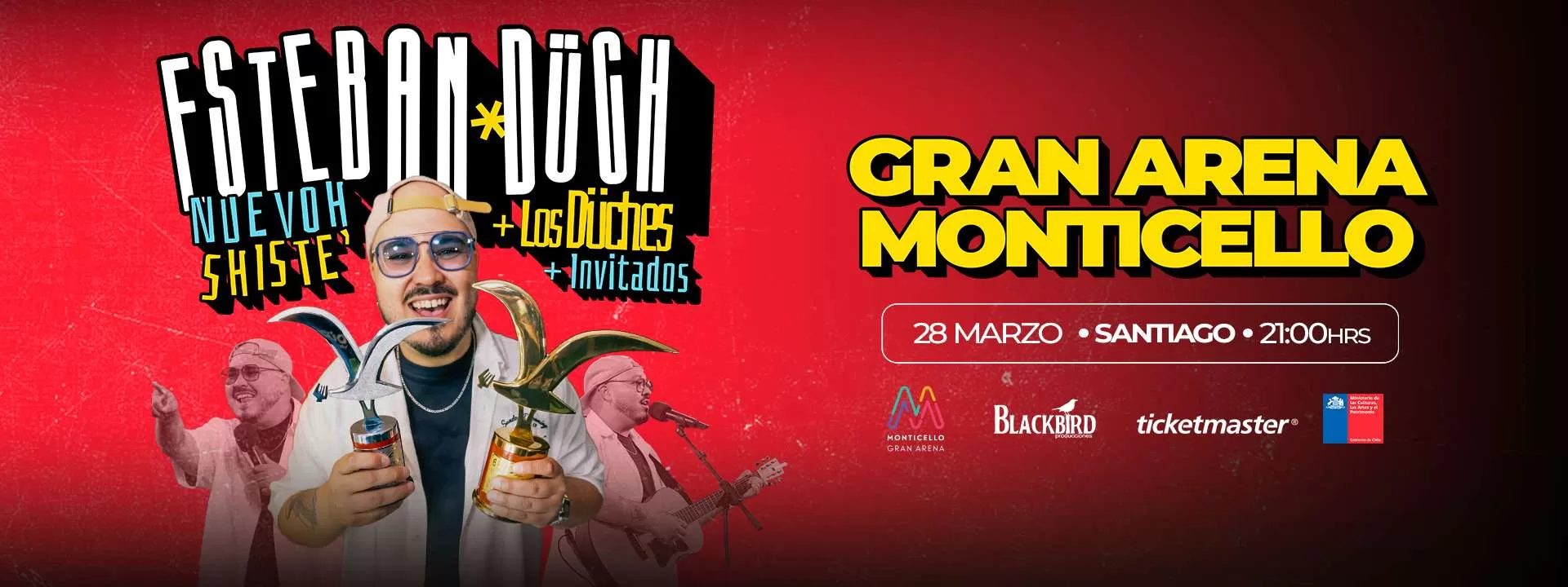 Próximo show en el Monticello