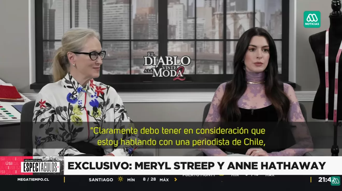 Anne Hathaway en entrevista con Radio Infinita