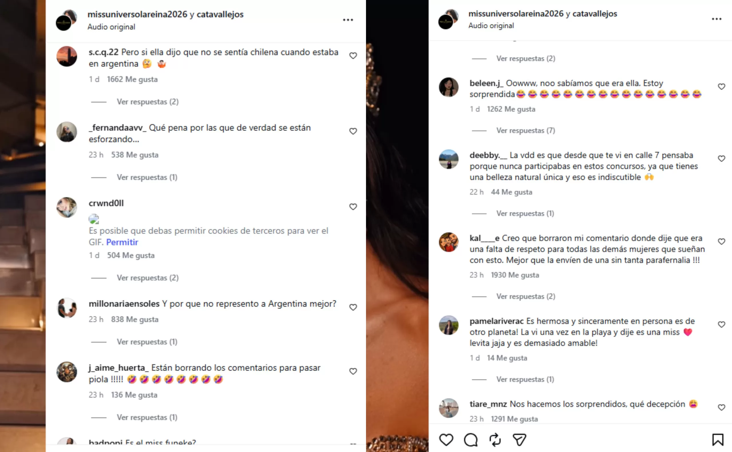 Críticas A Cata Vallejos Por Su Candidatura