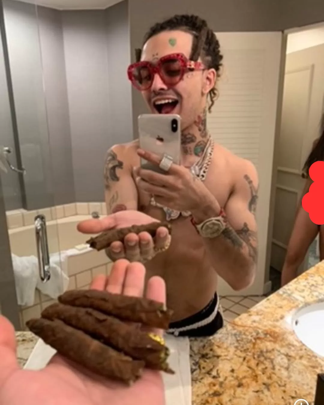 Foto que subió Lil Pump a su Instagram