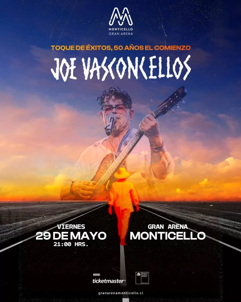 Joe Vasconcellos 50 Años En Gran Arena Monticello