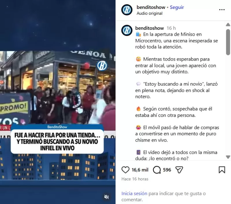 Inesparo Momento En Tv