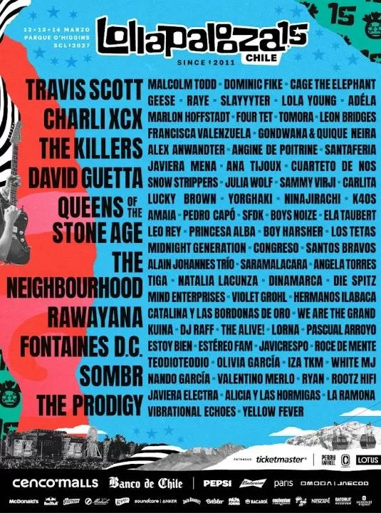 Line Up Lollapalooza